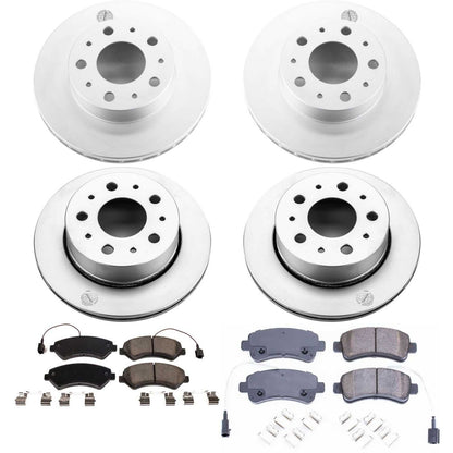 PowerStop Power Stop 14-15 Ram ProMaster 1500 Front & Rear Z17 Evolution Geomet Coated Brake Kit CRK7304