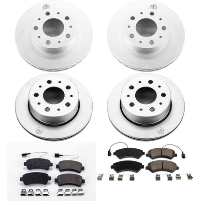PowerStop Power Stop 15-19 Ram ProMaster 1500 Front & Rear Z17 Evolution Geomet Coated Brake Kit CRK7305