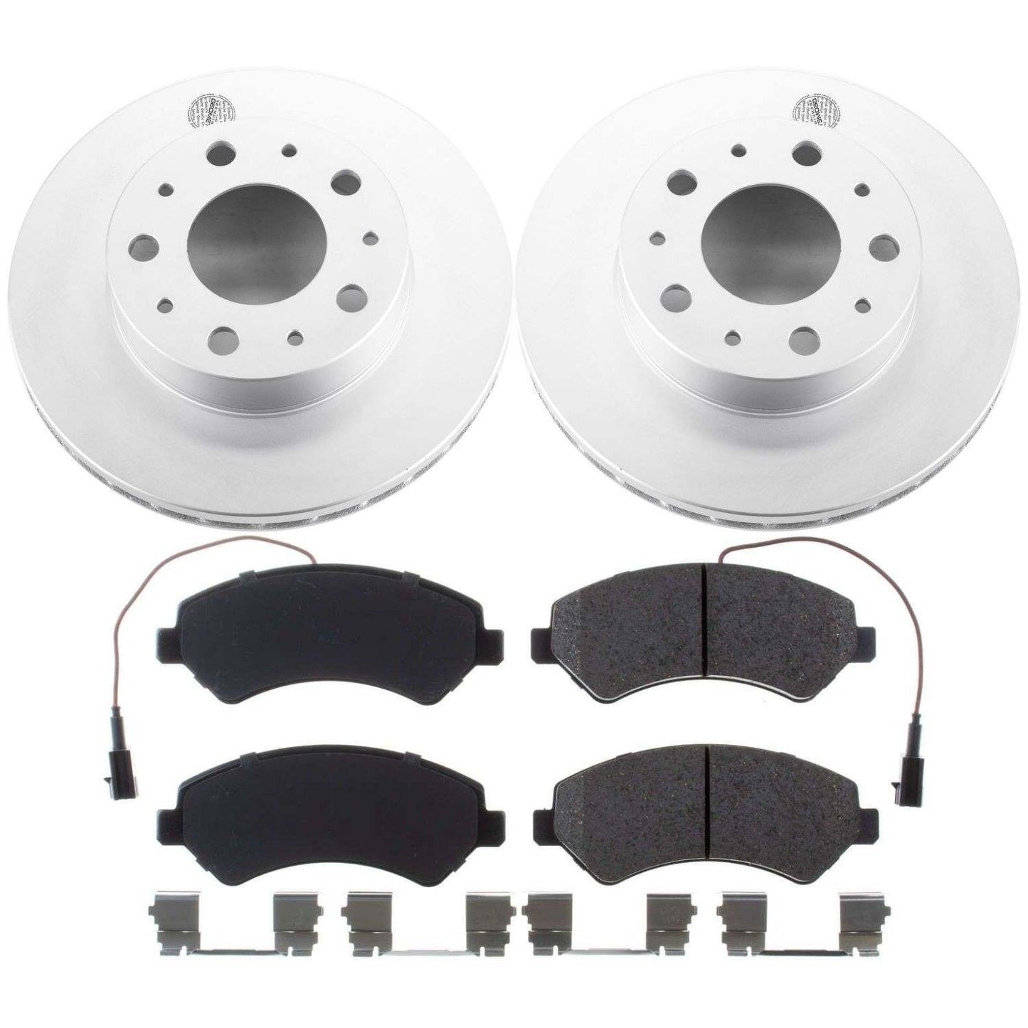 PowerStop Power Stop 14-19 Ram ProMaster 1500 Front Z17 Evolution Geomet Coated Brake Kit CRK7306