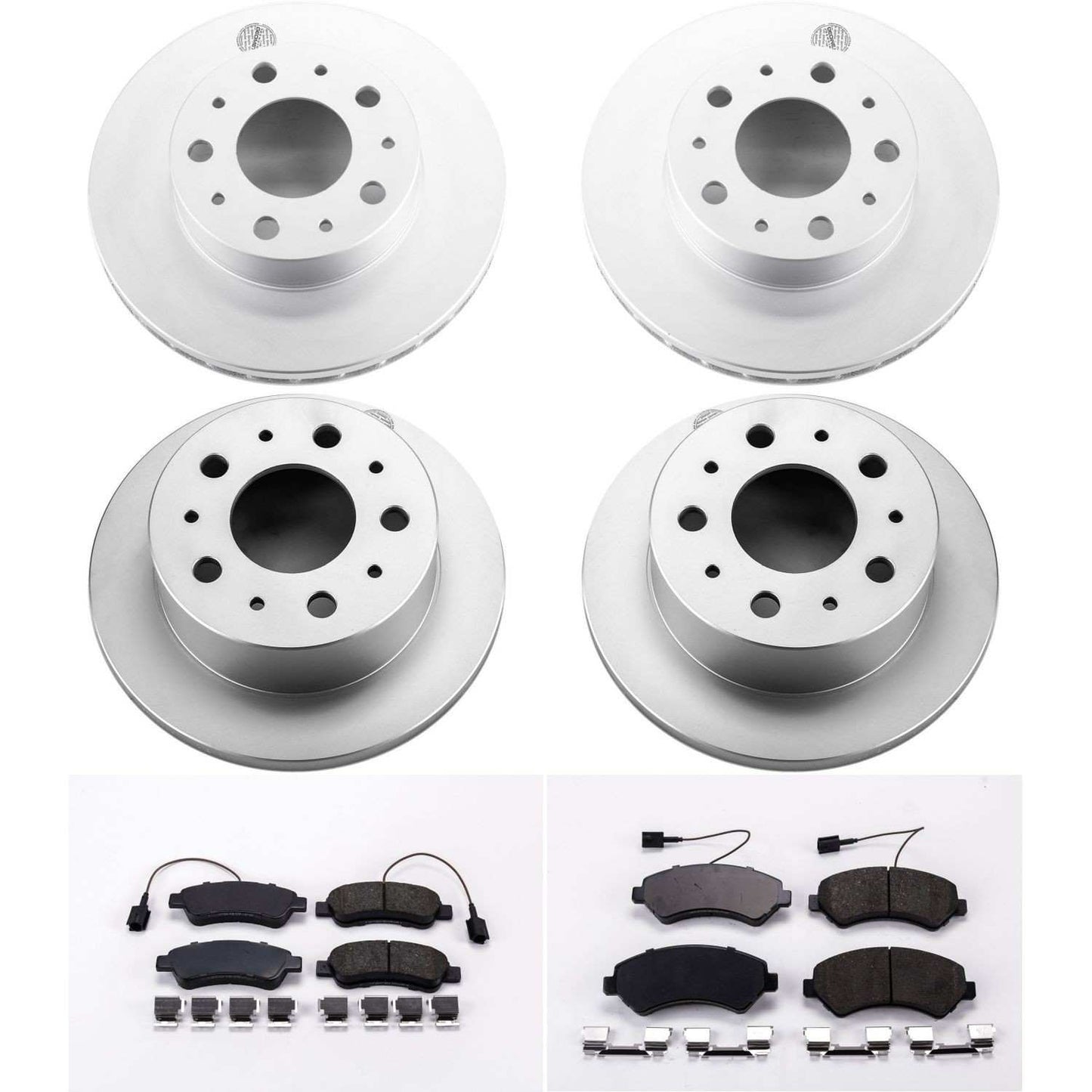 PowerStop Power Stop 14-19 Ram ProMaster 1500 Front & Rear Z17 Evolution Geomet Coated Brake Kit CRK7308