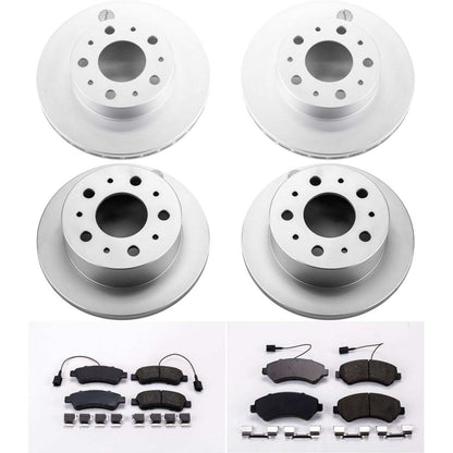 PowerStop Power Stop 14-19 Ram ProMaster 1500 Front & Rear Z17 Evolution Geomet Coated Brake Kit CRK7308
