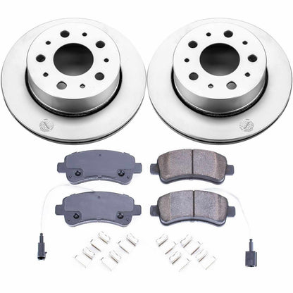 PowerStop Power Stop 14-15 Ram ProMaster 1500 Rear Z17 Evolution Geomet Coated Brake Kit CRK7313