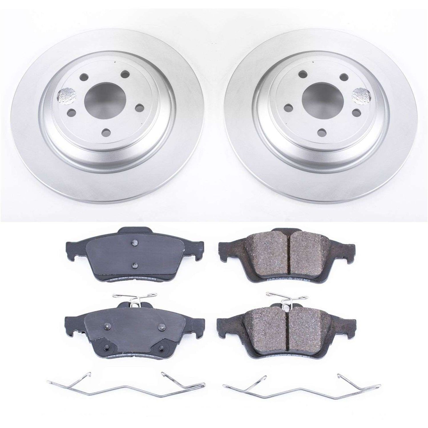PowerStop Power Stop 16-18 Ford Focus Rear Z17 Evolution Geomet Coated Brake Kit CRK7320
