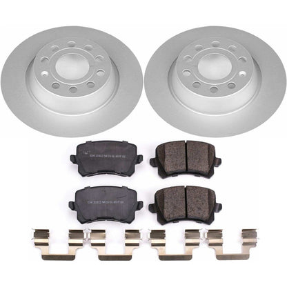 PowerStop Power Stop 2015 Audi Q3 Rear Z23 Evolution Sport Coated Brake Kit CRK7324