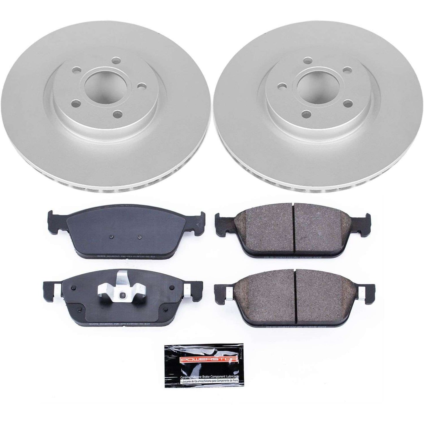 PowerStop Power Stop 17-18 Ford Escape Front Z23 Evolution Sport Coated Brake Kit CRK7338