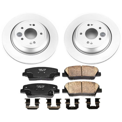 PowerStop Power Stop 11-16 Hyundai Equus Rear Z17 Evolution Geomet Coated Brake Kit CRK7341