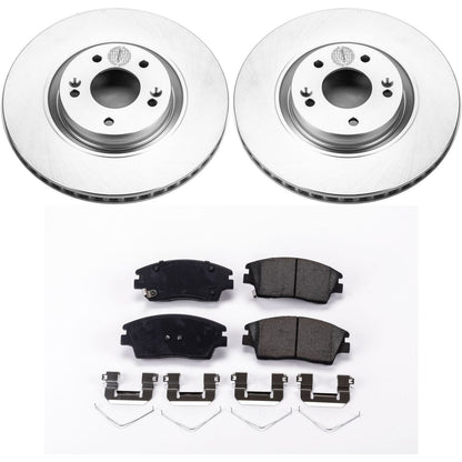 PowerStop Power Stop 15-17 Hyundai Tucson Front Z17 Evolution Geomet Coated Brake Kit CRK7343