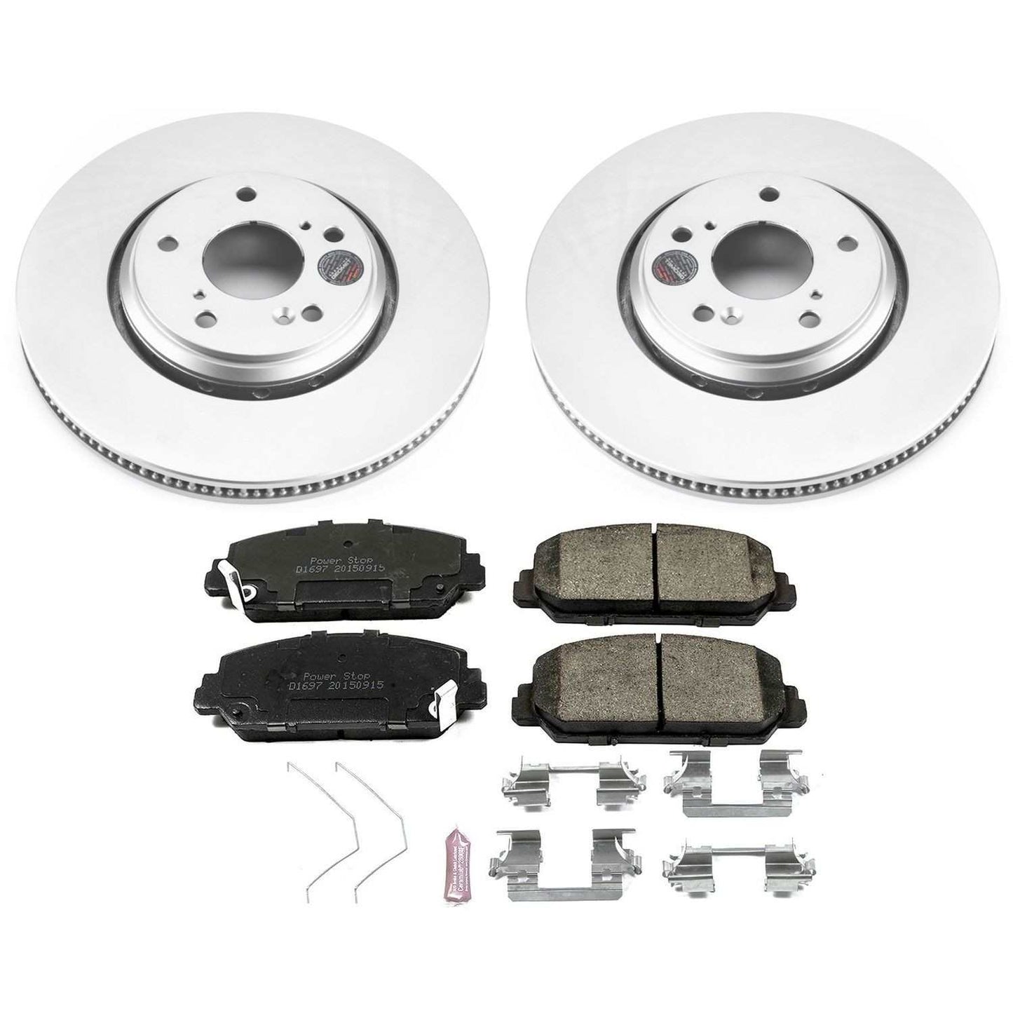 PowerStop Power Stop 17-18 Acura ILX Front Z17 Evolution Geomet Coated Brake Kit CRK7347