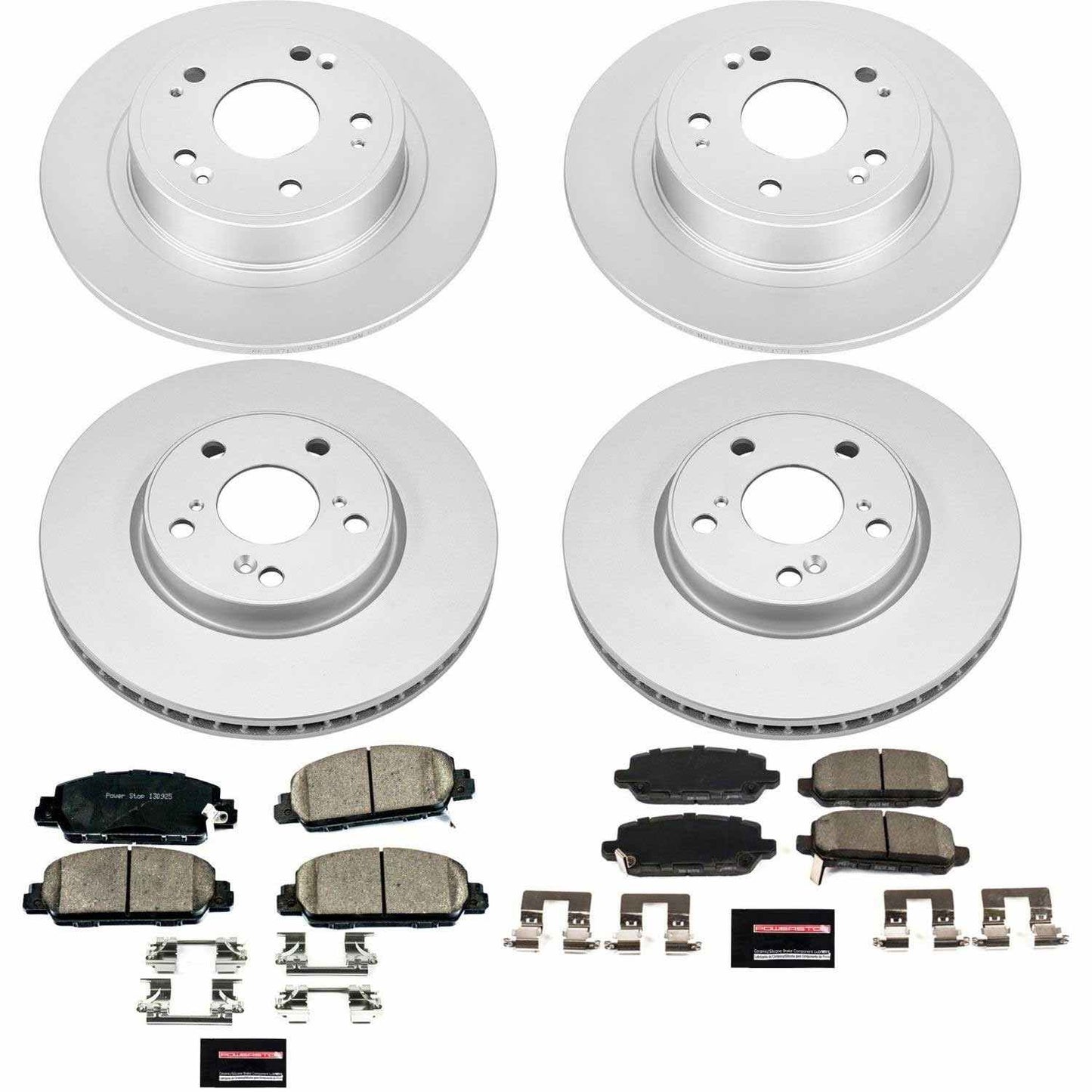 PowerStop Power Stop 16-18 Honda HR-V Front & Rear Z17 Evolution Geomet Coated Brake Kit CRK7349