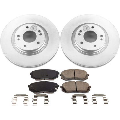 PowerStop Power Stop 16-19 Hyundai Sonata Front Z17 Evolution Geomet Coated Brake Kit CRK7353