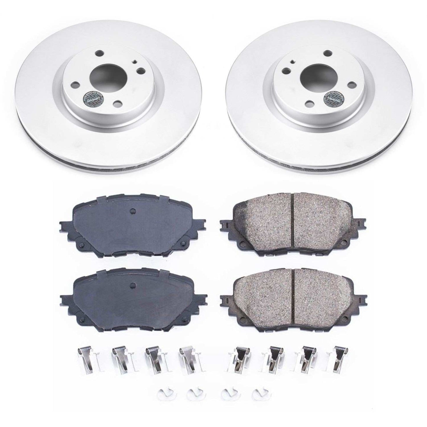 PowerStop Power Stop 17-19 Fiat 124 Spider Front Z17 Evolution Geomet Coated Brake Kit CRK7358