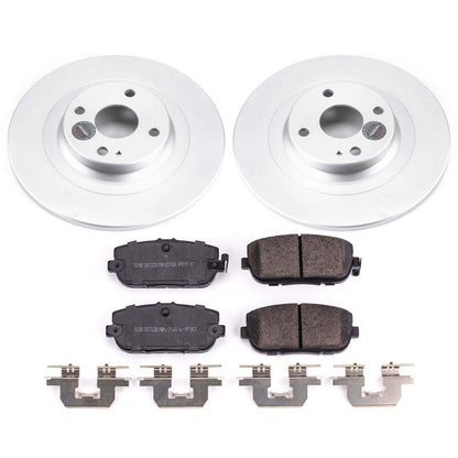 PowerStop Power Stop 17-19 Fiat 124 Spider Rear Z17 Evolution Geomet Coated Brake Kit CRK7362