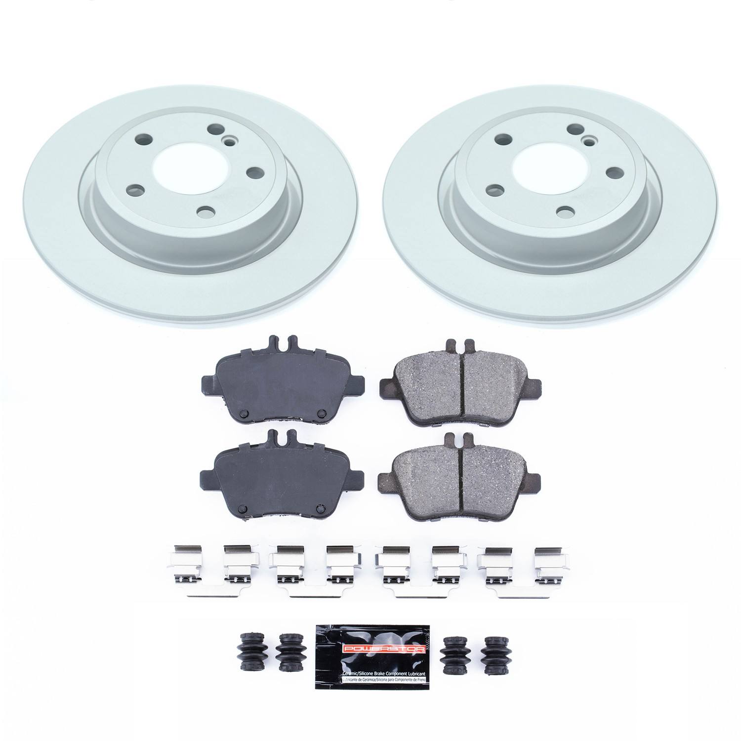 Power Stop 17-19 Infiniti QX30 Rear Z17 Evolution Geomet Coated Brake Kit CRK7377