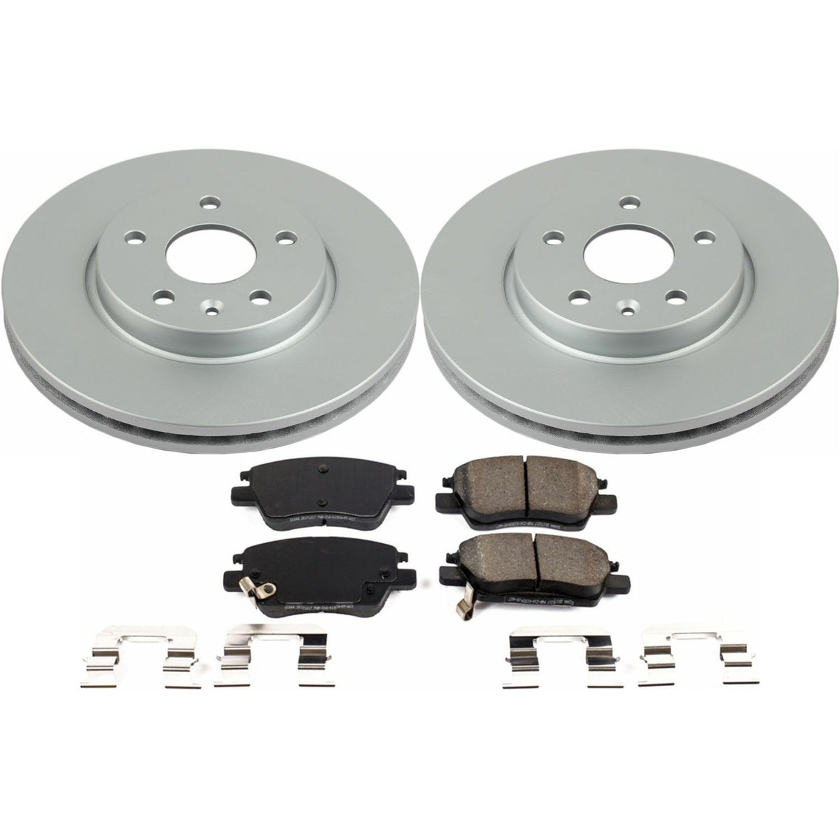 PowerStop Power Stop 17-19 Chevrolet Bolt EV Front Z17 Evolution Geomet Coated Brake Kit CRK7399