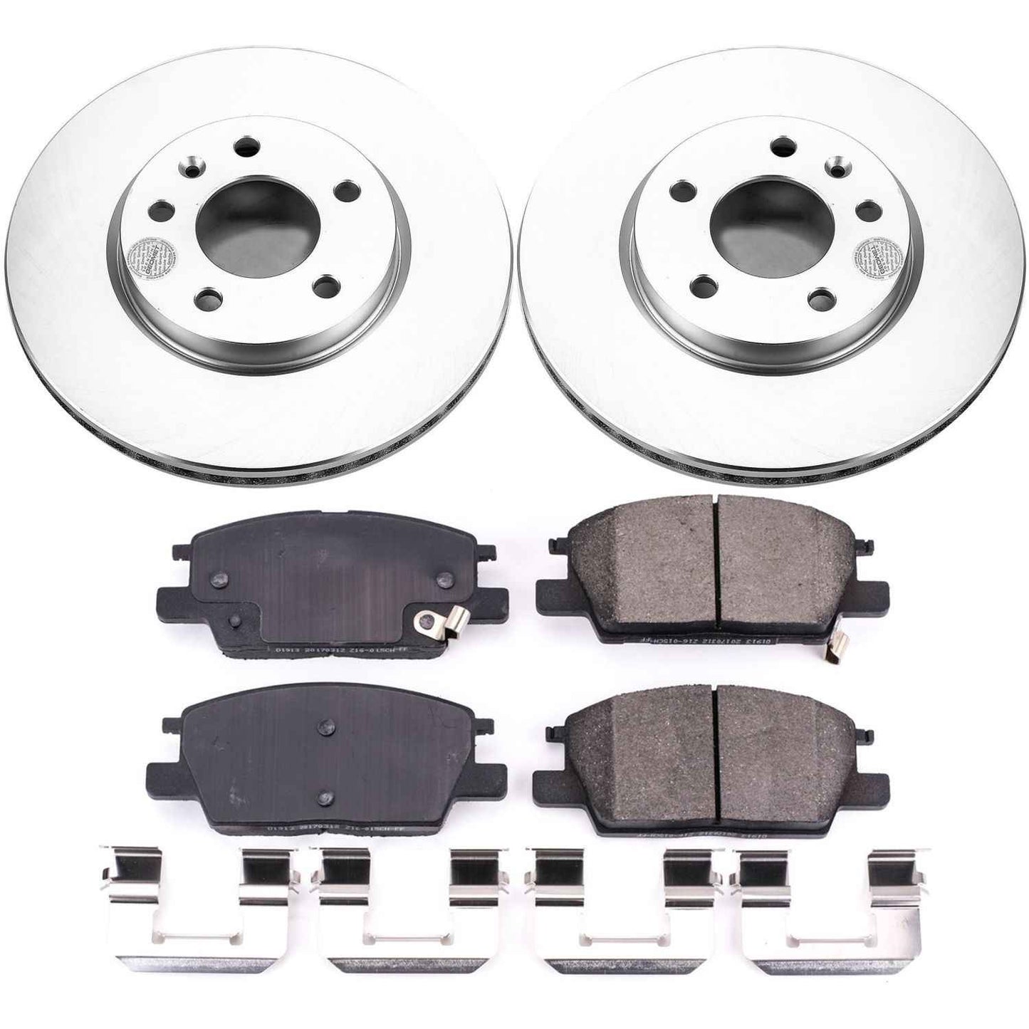 PowerStop Power Stop 18-19 Buick LaCrosse Front Z17 Evolution Geomet Coated Brake Kit CRK7400