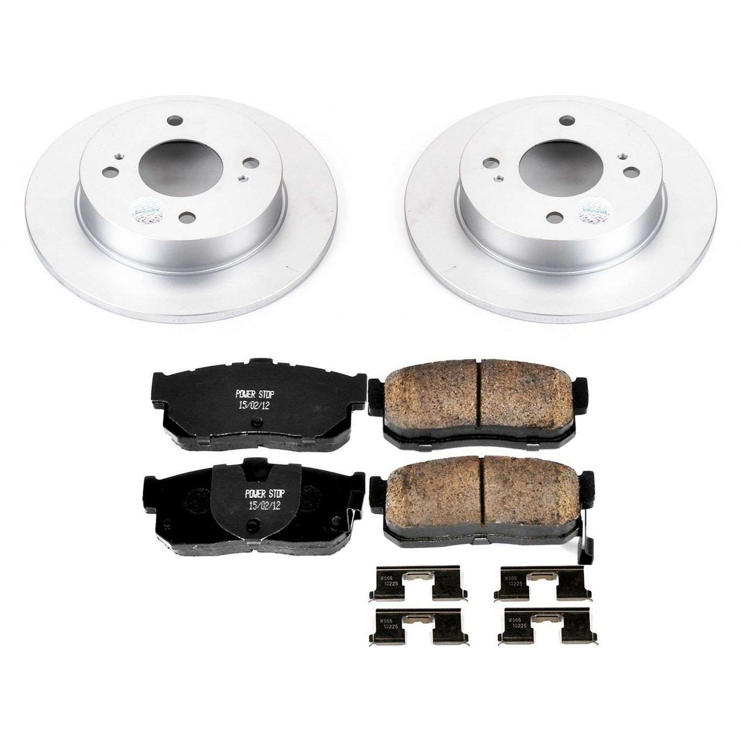 PowerStop Power Stop 91-96 Infiniti G20 Rear Z17 Evolution Geomet Coated Brake Kit CRK740
