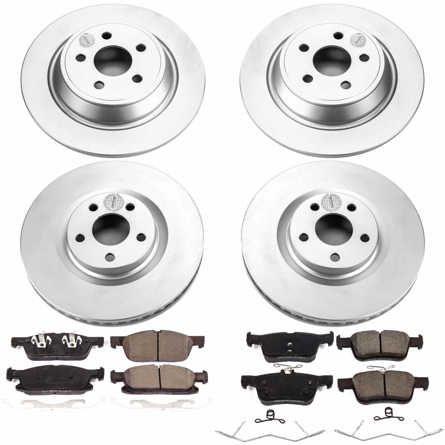 PowerStop Power Stop 17-18 Lincoln Continental Front & Rear Z17 Evolution Geomet Coated Brake Kit CRK7419