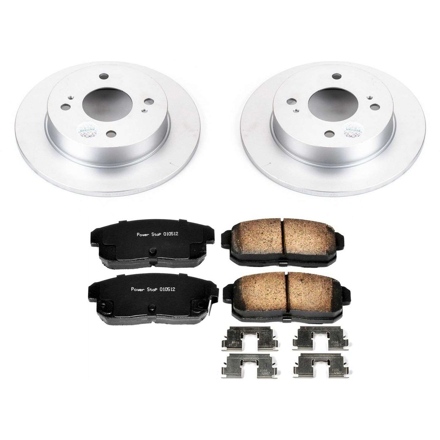 PowerStop Power Stop 01-02 Infiniti G20 Rear Z17 Evolution Geomet Coated Brake Kit CRK741