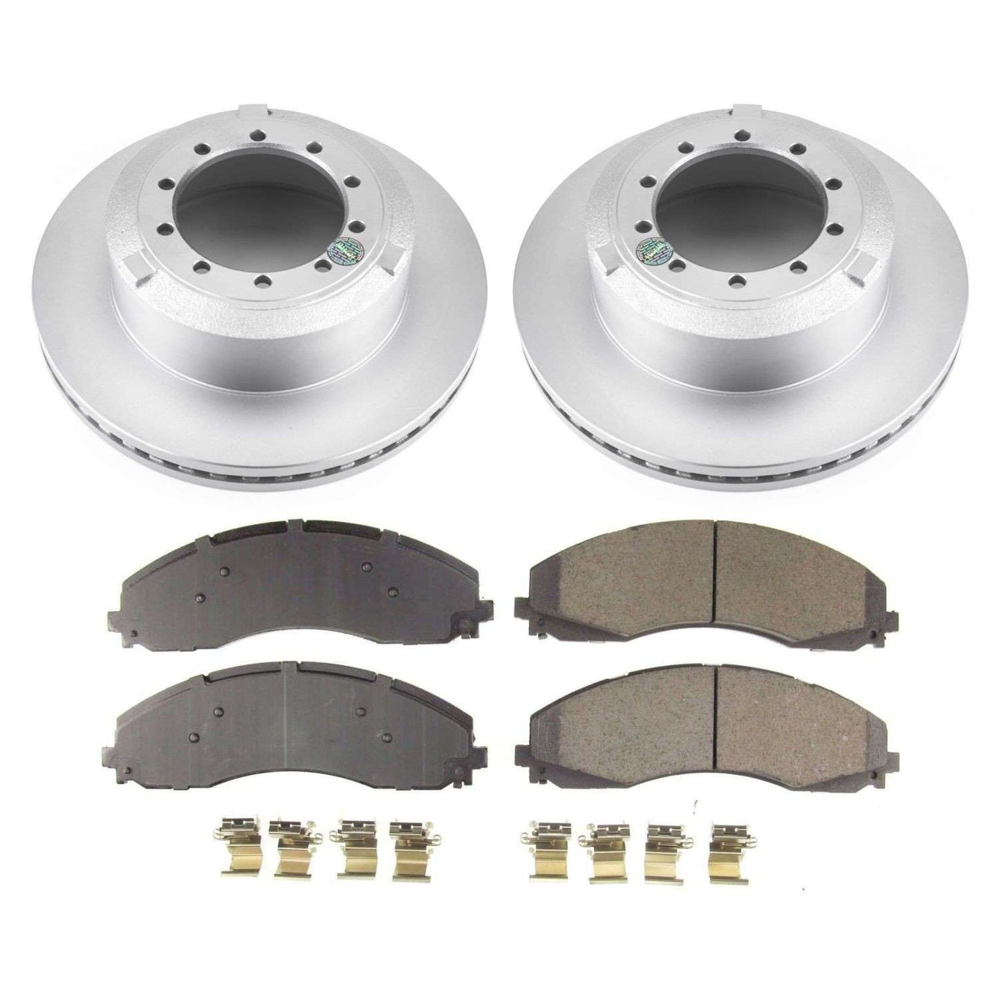PowerStop Power Stop 17-19 Ford F-450 Super Duty Rear Z17 Evolution Geomet Coated Brake Kit CRK7424