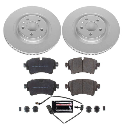 PowerStop Power Stop 17-19 Audi A4 Rear Z23 Evolution Sport Coated Brake Kit CRK7431