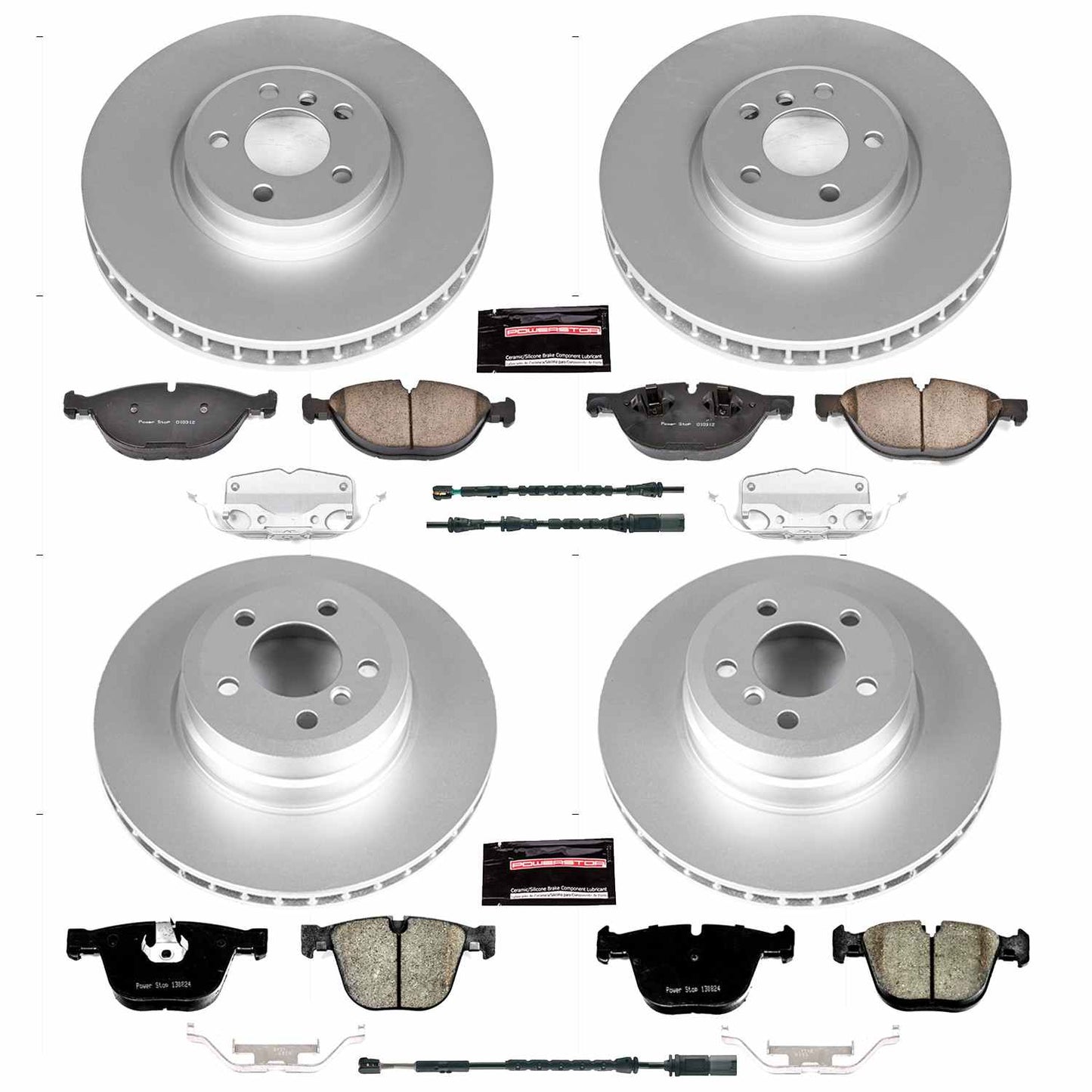 PowerStop Power Stop 16-18 BMW X5 Front & Rear Z23 Evolution Sport Coated Brake Kit CRK7432