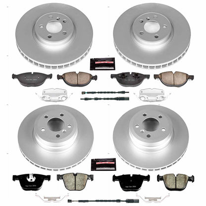 PowerStop Power Stop 16-18 BMW X5 Front & Rear Z23 Evolution Sport Coated Brake Kit CRK7432