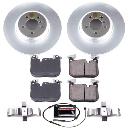 PowerStop Power Stop 12-15 BMW 335i Front Z23 Evolution Sport Coated Brake Kit CRK7435