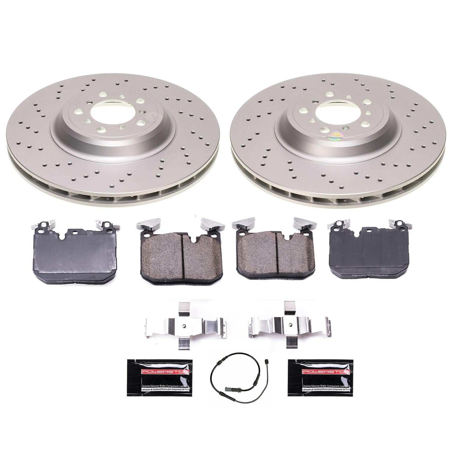 PowerStop Power Stop 16-18 BMW M2 Front Z23 Coated Brake Kit CRK7446