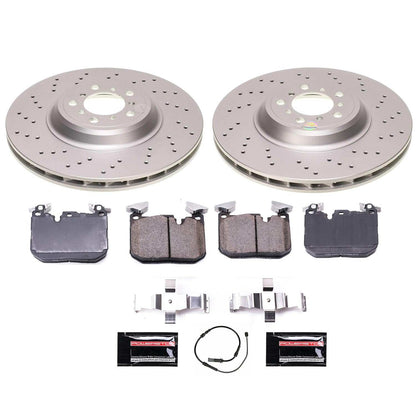 PowerStop Power Stop 16-18 BMW M2 Front Z23 Coated Brake Kit CRK7446