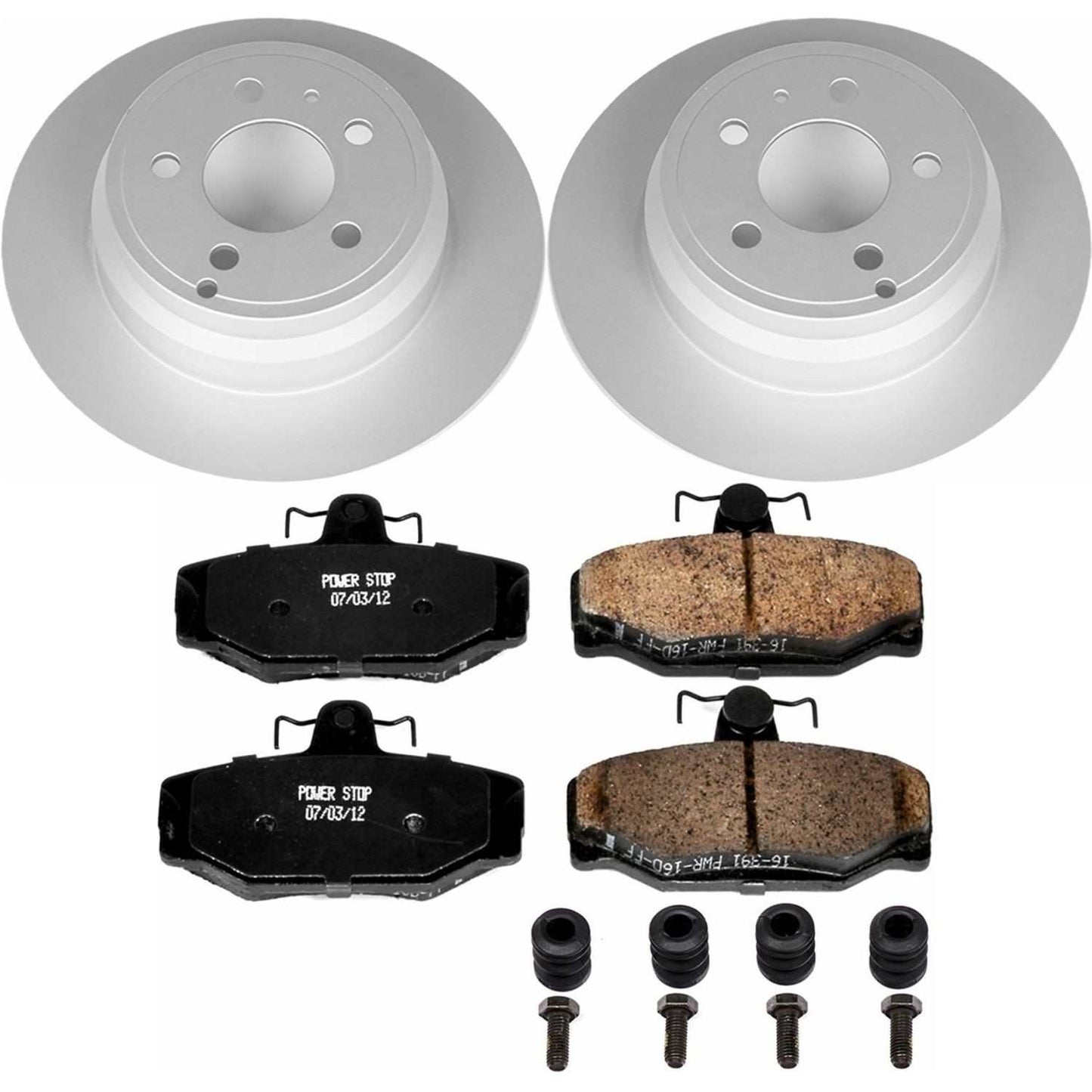 PowerStop Power Stop 1997 Volvo 850 Rear Z23 Evolution Sport Coated Brake Kit CRK7499