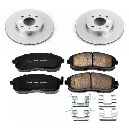 PowerStop Power Stop 99-02 Infiniti G20 Front Z17 Evolution Geomet Coated Brake Kit CRK749