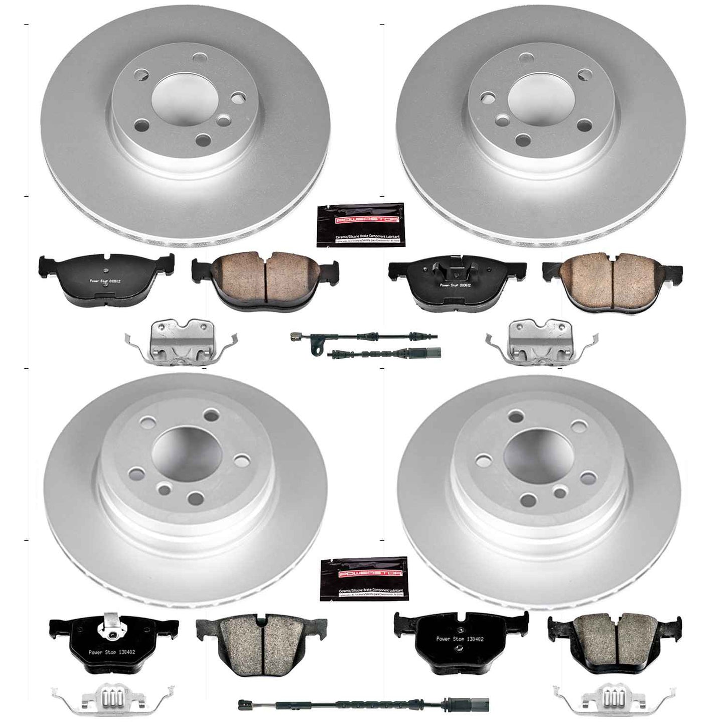 PowerStop Power Stop 16-18 BMW X5 Front & Rear Z23 Evolution Sport Coated Brake Kit CRK7500