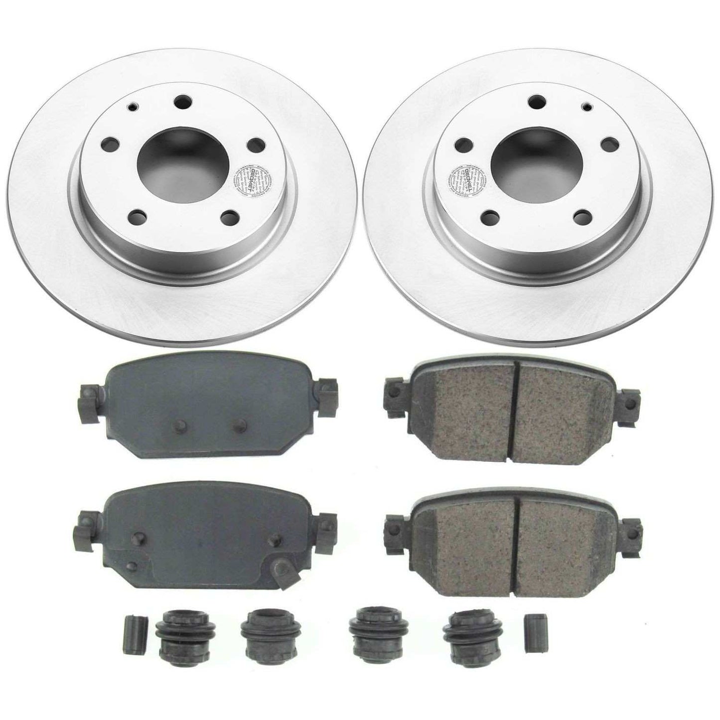 PowerStop Power Stop 17-18 Mazda 3 Rear Z17 Evolution Geomet Coated Brake Kit CRK7515