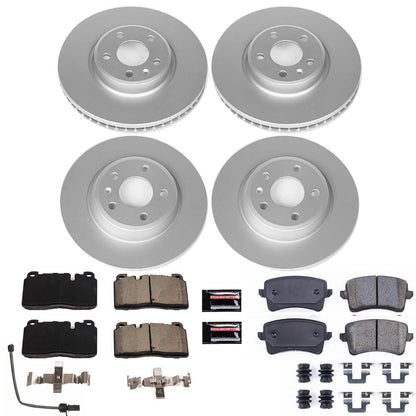 PowerStop Power Stop 14-17 Audi Q5 Front & Rear Z23 Evolution Sport Coated Brake Kit CRK7538