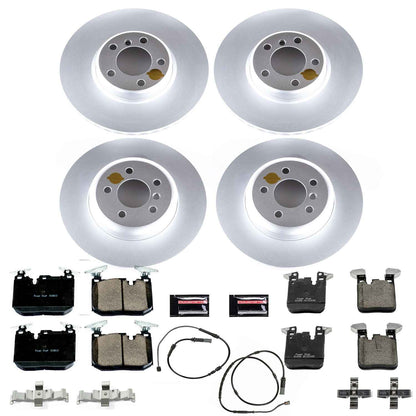 PowerStop Power Stop 16-18 BMW 320i xDrive Front & Rear Z23 Evolution Sport Coated Brake Kit CRK7547