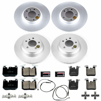 PowerStop Power Stop 2016 BMW 328i Front & Rear Z23 Evolution Sport Coated Brake Kit CRK7550