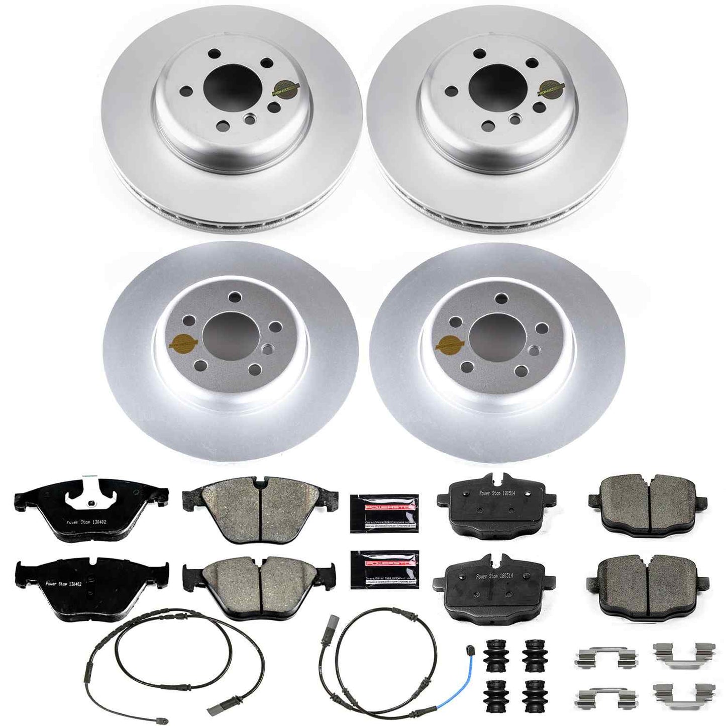 PowerStop Power Stop 12-16 BMW 640i Front & Rear Z23 Evolution Sport Coated Brake Kit CRK7552