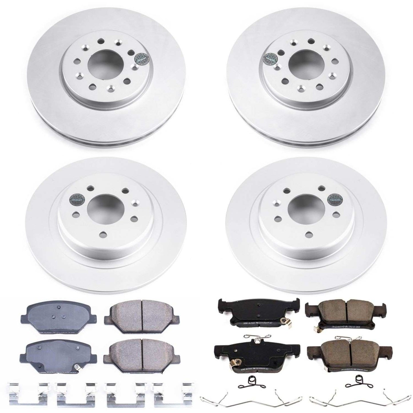 PowerStop Power Stop 16-18 Buick Envision Front & Rear Z17 Evolution Geomet Coated Brake Kit CRK7556