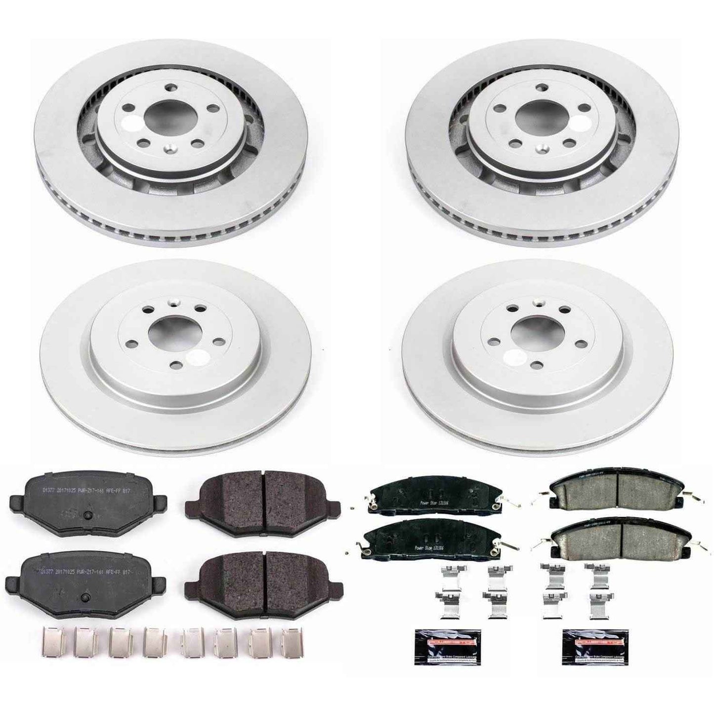 PowerStop Power Stop 18-19 Ford Flex Front & Rear Z17 Evolution Geomet Coated Brake Kit CRK7573