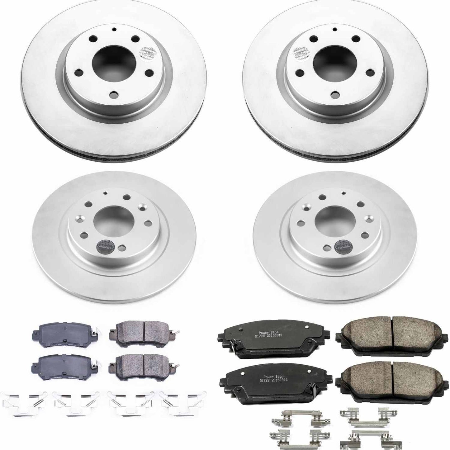 PowerStop Power Stop 16-18 Mazda CX-3 Front & Rear Z17 Evolution Geomet Coated Brake Kit CRK7607