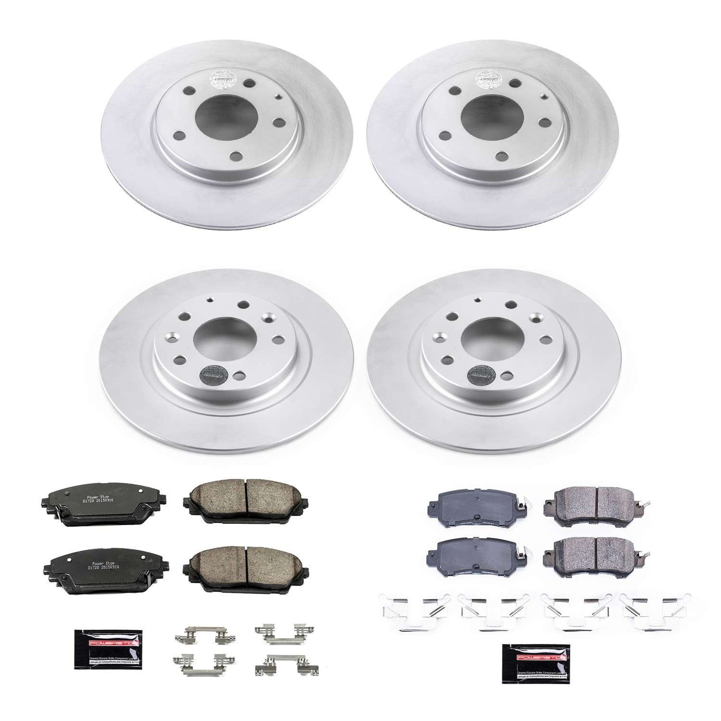 PowerStop Power Stop 16-18 Mazda CX-3 Front & Rear Z17 Evolution Geomet Coated Brake Kit CRK7608
