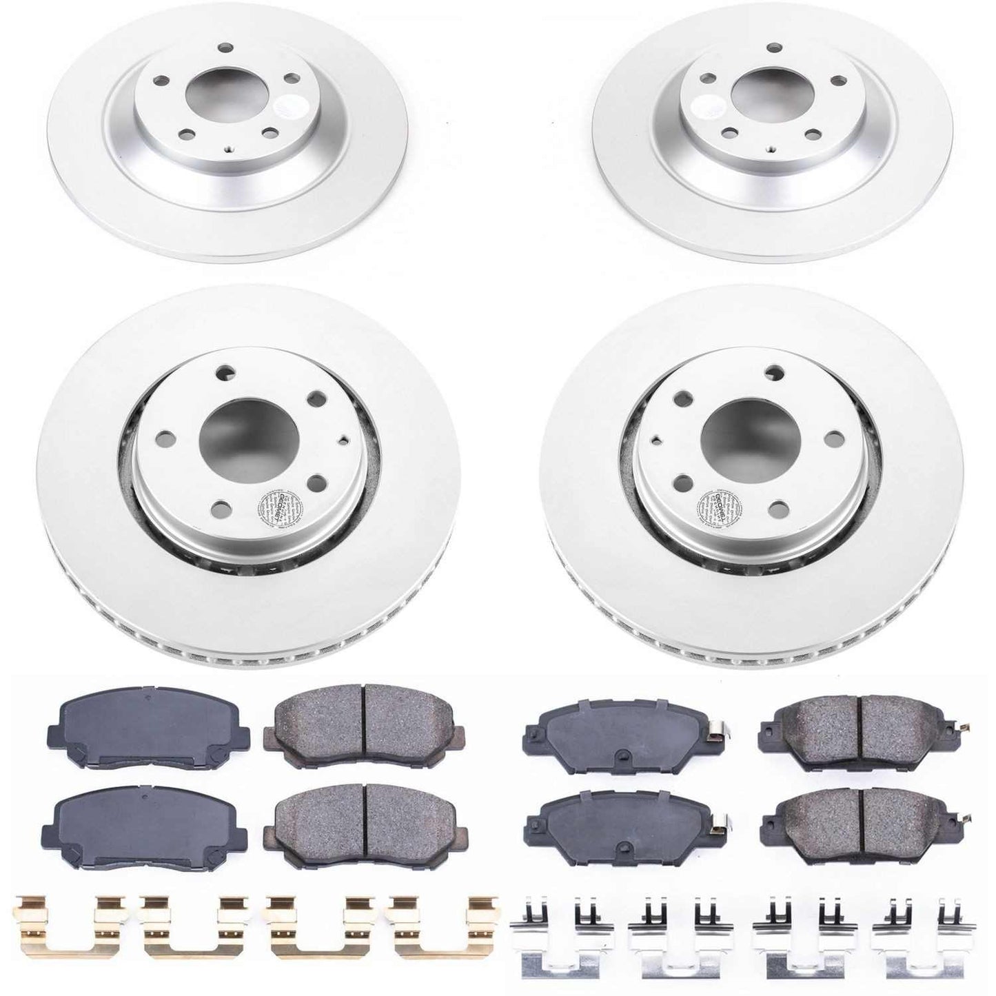 PowerStop Power Stop 16-18 Mazda CX-5 Front & Rear Z17 Evolution Geomet Coated Brake Kit CRK7609