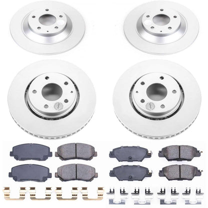 PowerStop Power Stop 16-18 Mazda CX-5 Front & Rear Z17 Evolution Geomet Coated Brake Kit CRK7609