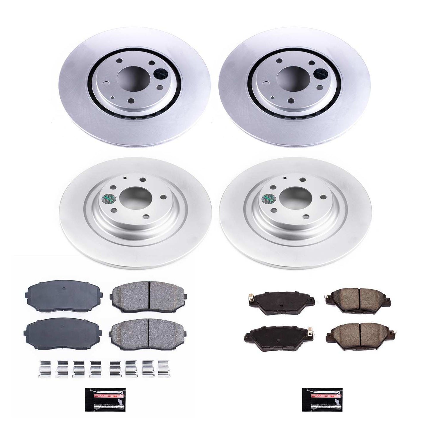 PowerStop Power Stop 16-18 Mazda CX-9 Front & Rear Z17 Evolution Geomet Coated Brake Kit CRK7610