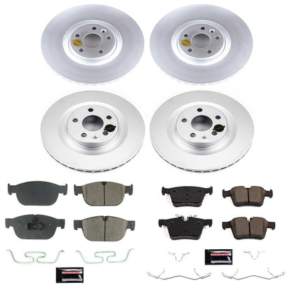 PowerStop Power Stop 17-20 Volvo S90 Front & Rear Z23 Evolution Sport Coated Brake Kit CRK7644