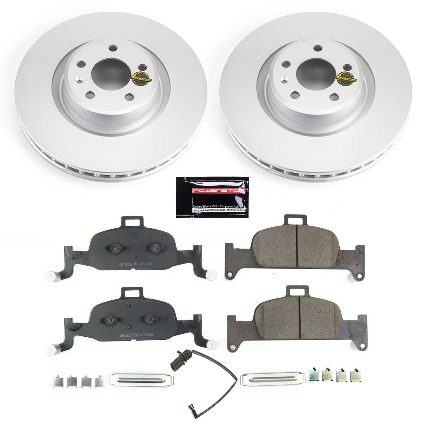 PowerStop Power Stop 17-19 Audi A4 Front Z23 Evolution Sport Coated Brake Kit CRK7648