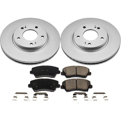 PowerStop Power Stop 16-17 Hyundai Veloster Front Z17 Evolution Geomet Coated Brake Kit CRK7672
