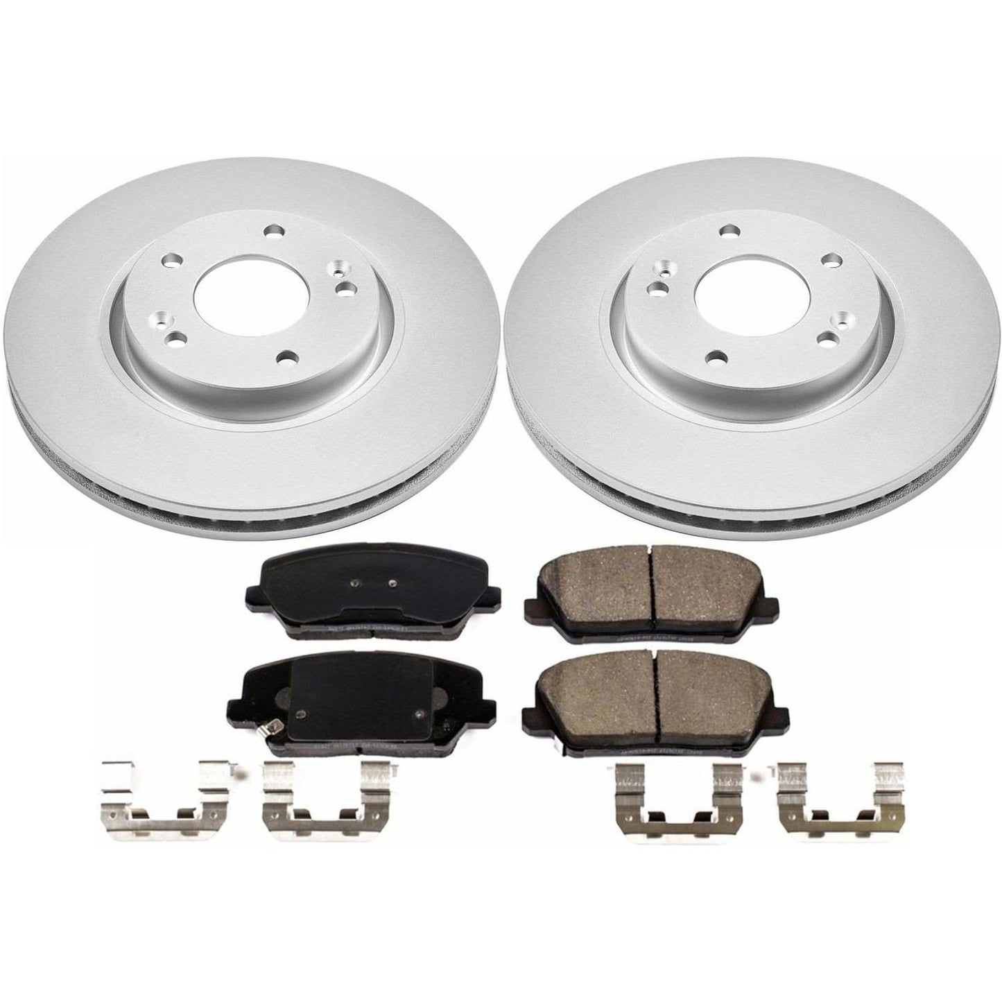 PowerStop Power Stop 16-17 Hyundai Veloster Front Z17 Evolution Geomet Coated Brake Kit CRK7673