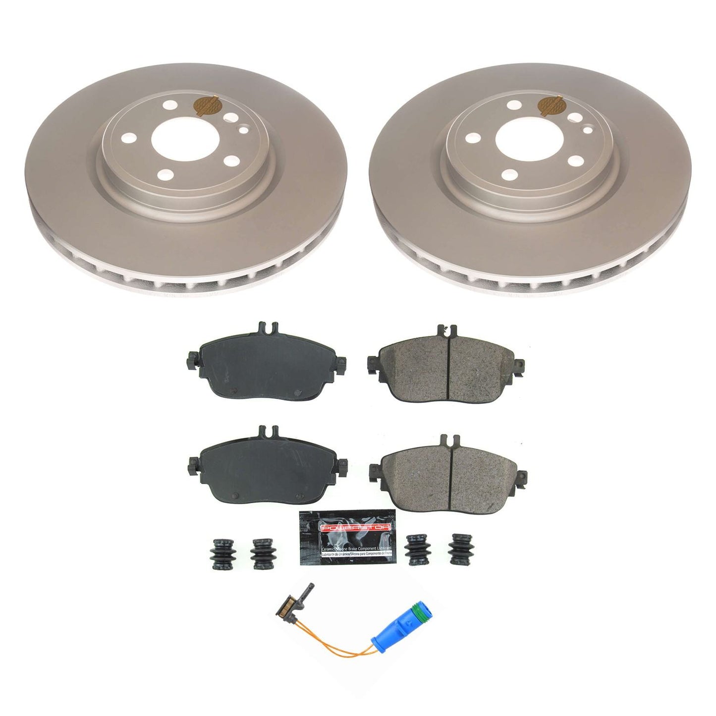 Power Stop 17-19 Infiniti QX30 Front Z17 Evolution Geomet Coated Brake Kit CRK7674