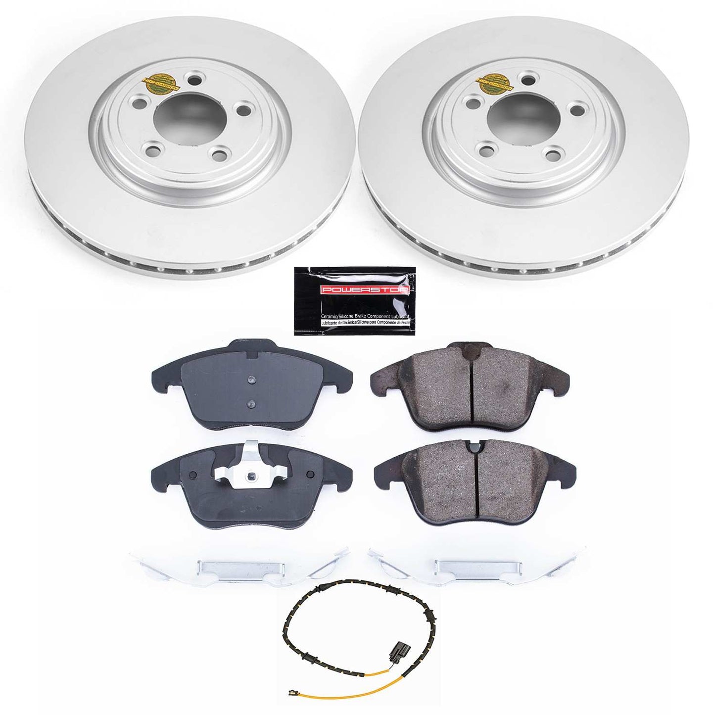PowerStop Power Stop 13-15 Jaguar XF Front Z23 Evolution Sport Coated Brake Kit CRK7680